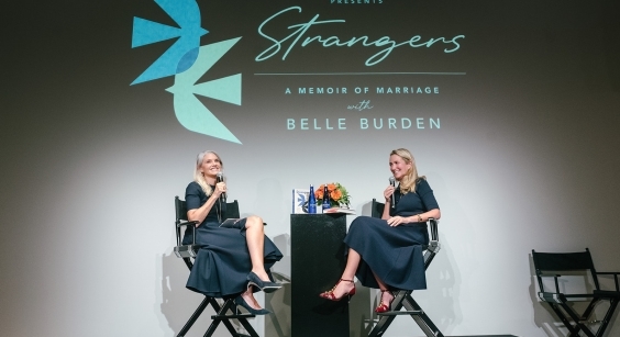 Wendy Holmes with Belle Burden Discussing Her Book and Personal Journey