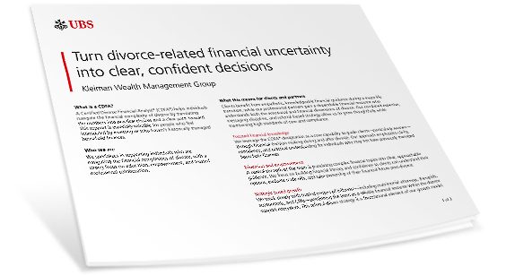 As Certified Divorce Financial Analysts®, we bring specialized knowledge to the financial decisions surrounding divorce.