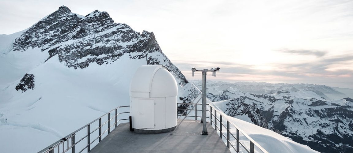 Observatory on mountain top