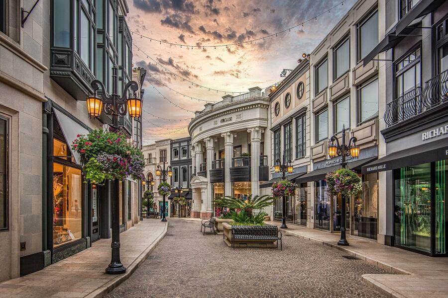 RODEO DRIVE BEVERLY HILLS CALIFORNIA 