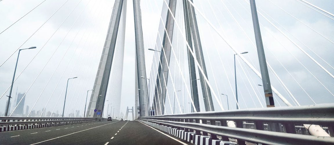 Low Angle View Of Suspension Bridge
